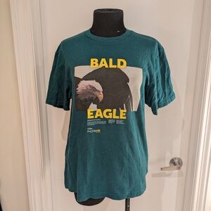 GAP Bald Eagle Graphic Tee - Teal
